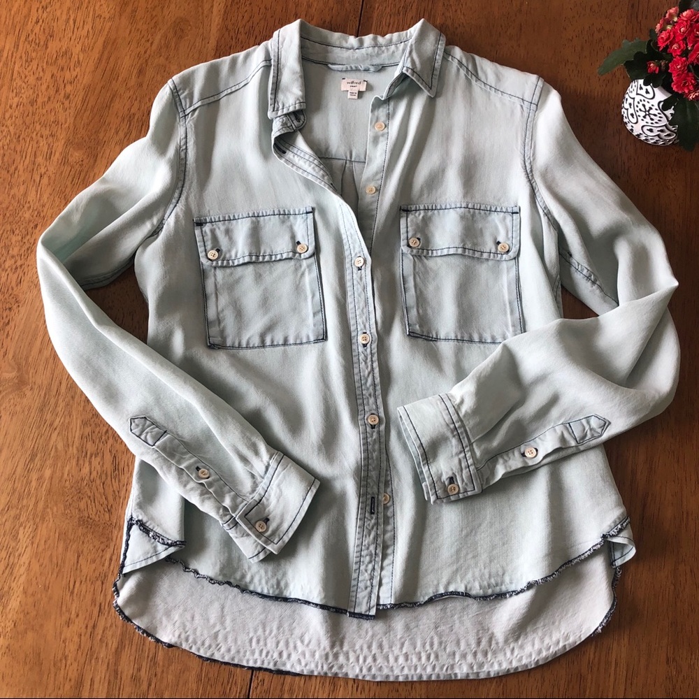 Wilfred Jean shirt size S